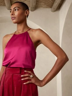 Cheapest 🧨 Banana Republic Sombra Silk Top for women 🎁