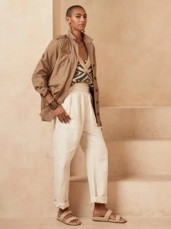 Discount 🎁 Banana Republic Utility Field Jacket for women ✔️