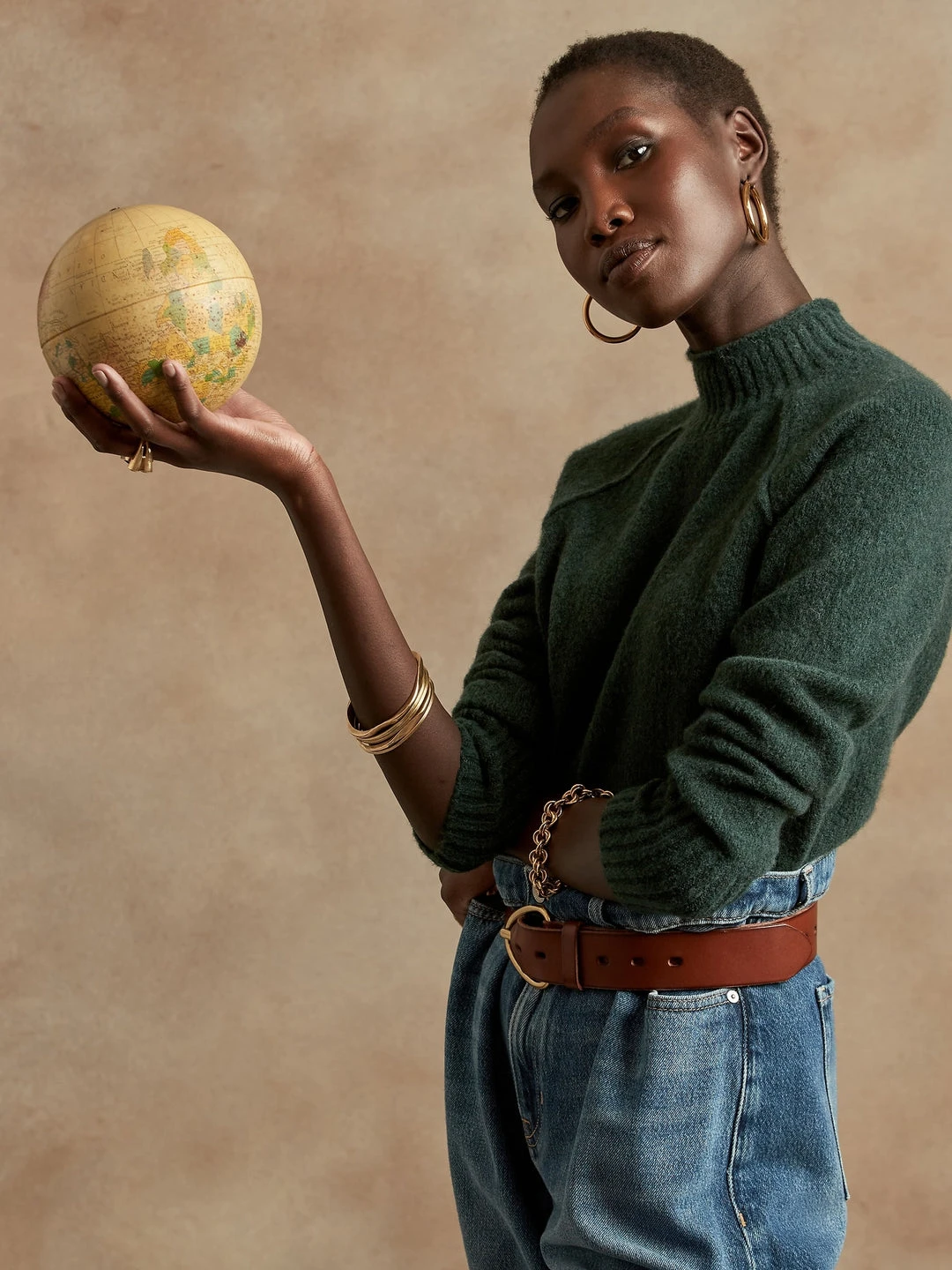 Buy ๐ Banana Republic Relaxed Mock-Neck Sweater for women โญ 3 Buy ๐ Banana Republic Relaxed Mock-Neck Sweater for women โญ - Image 3