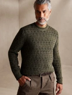 Banana Republic Sale 31 Outlet ๐ Banana Republic BR ARCHIVES Diamond Wool-Blend Sweater for men ๐