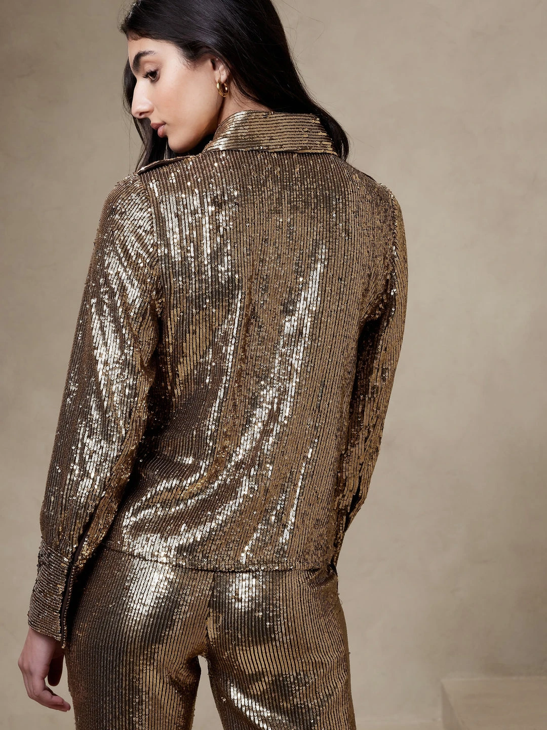 Buy π₯° Banana Republic Ulla Sequin Shirt for women π 2 Buy π₯° Banana Republic Ulla Sequin Shirt for women π - Image 2