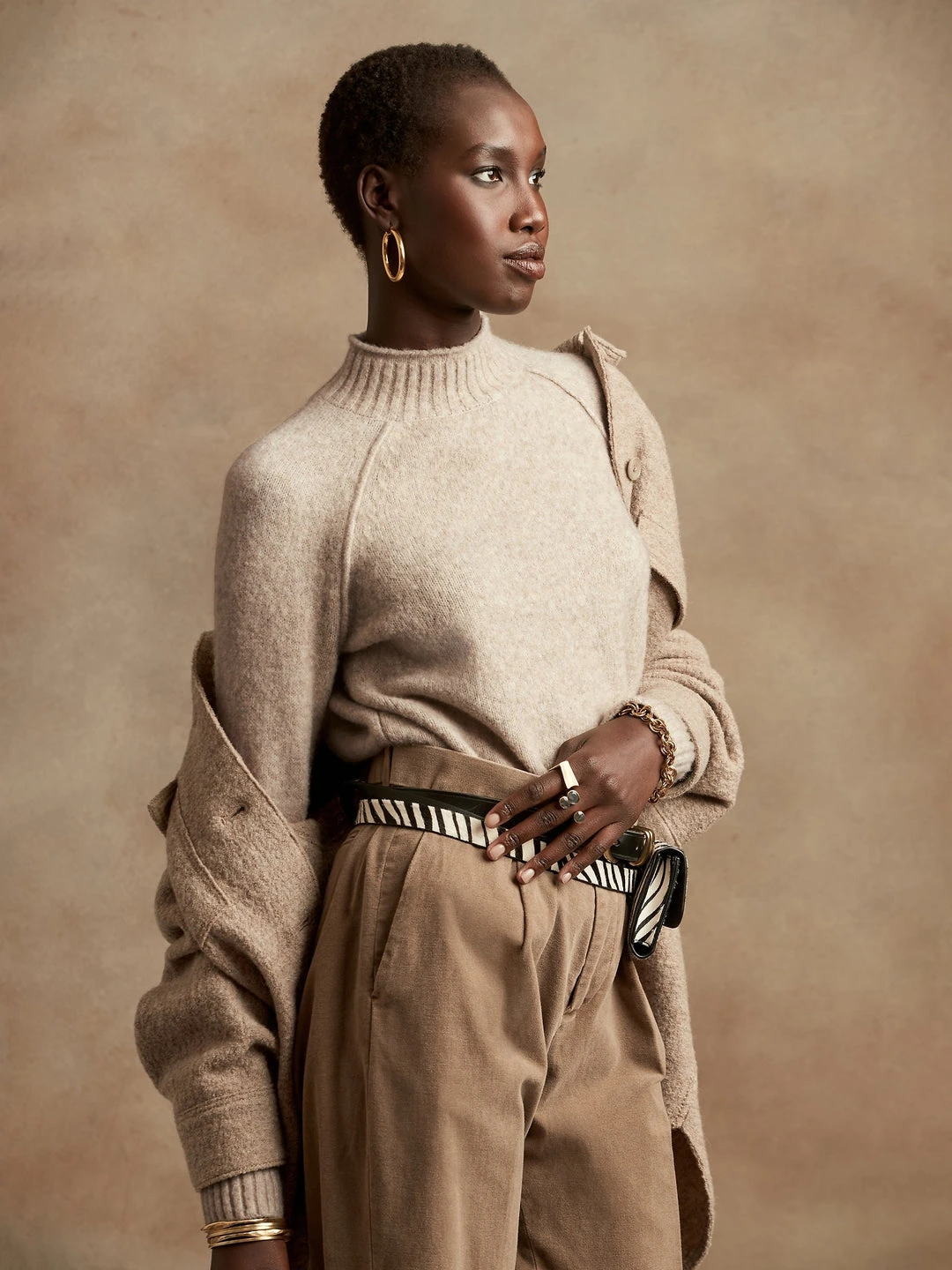 Budget ❤️ Banana Republic Relaxed Mock-Neck Sweater for women ⌛ 3 Budget ❤️ Banana Republic Relaxed Mock-Neck Sweater for women ⌛ - Image 3