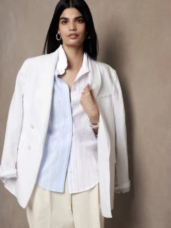 Best reviews of 🥰 Banana Republic Petite Classic-Fit Poplin Shirt for women ✔️