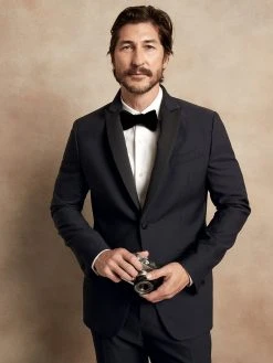 Cheapest 😀 Banana Republic Slim Navy Tuxedo Jacket for men ⭐