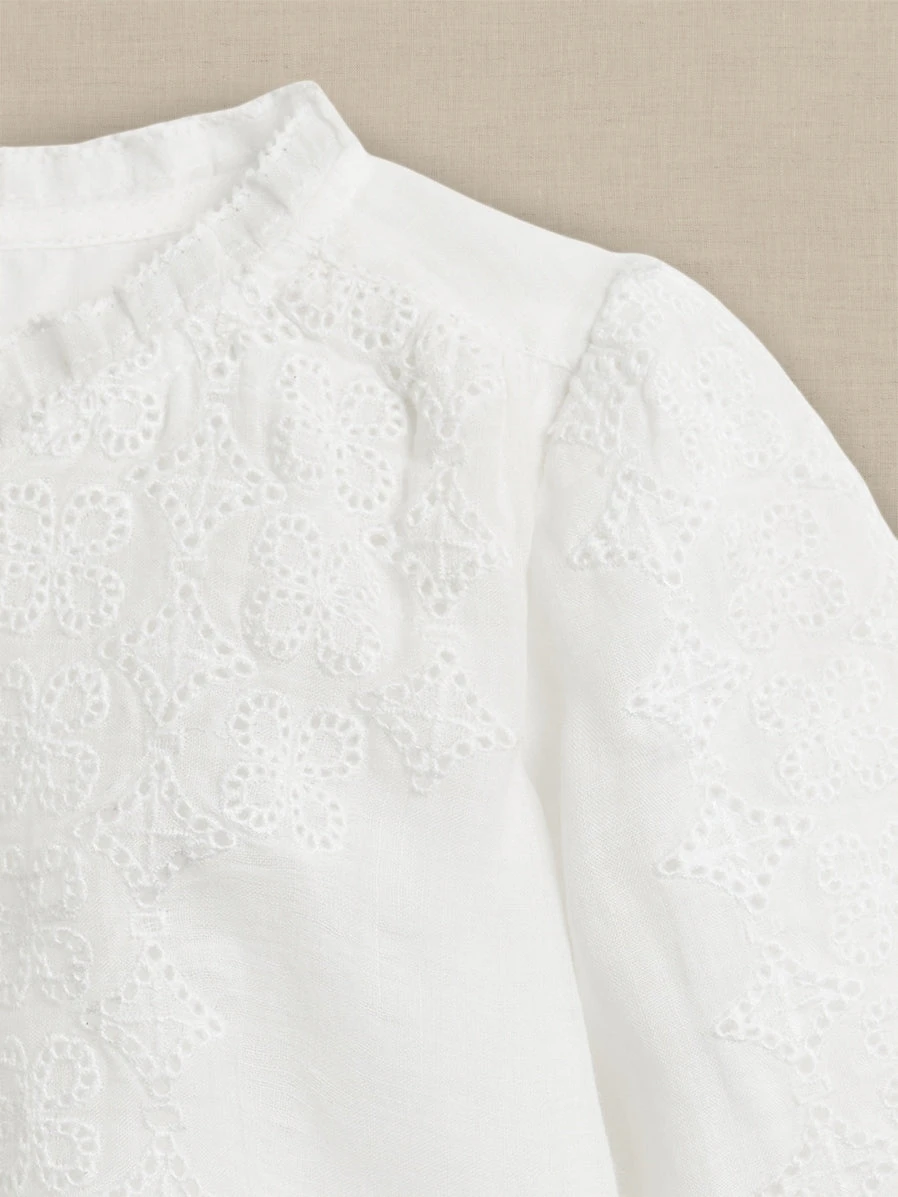 Promo ⭐ Banana Republic Baby Ramie Eyelet Blouse for kids ⭐ 3 Promo ⭐ Banana Republic Baby Ramie Eyelet Blouse for kids ⭐ - Image 3