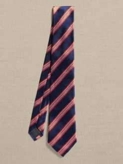 Best Pirce 🔥 Banana Republic Thin Stripe Tie for men ✔️