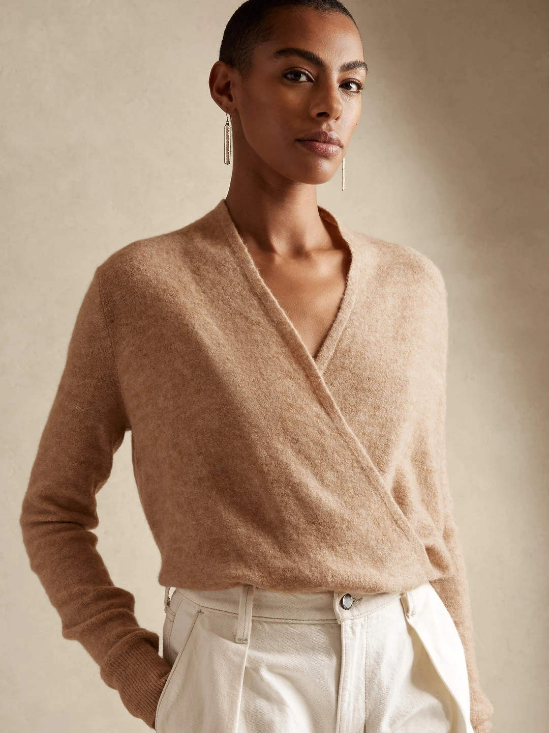Best Pirce โจ Banana Republic Aire Wrap-Front Sweater for ๐ women โญ 1 Best Pirce โจ Banana Republic Aire Wrap-Front Sweater for ๐ women โญ