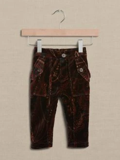Best reviews of ✔️ Banana Republic Baby Velvet Barrel-Leg Utility Pant for kids 🎉