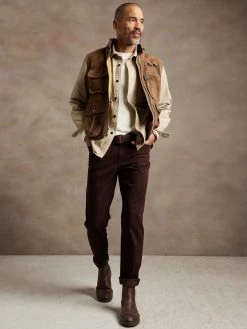 Wholesale ❤️ Banana Republic Tapered Traveler Pant for men ⌛