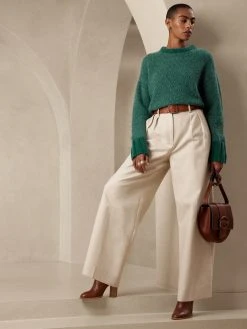 Coupon ⭐ Banana Republic Andi Oversized Alpaca-Blend Sweater for 🔔 women ✔️