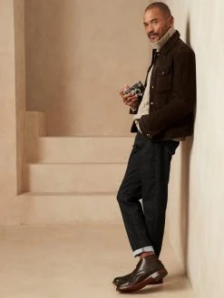 Coupon 😍 Banana Republic Tapered World Traveler Jean for men 🎉