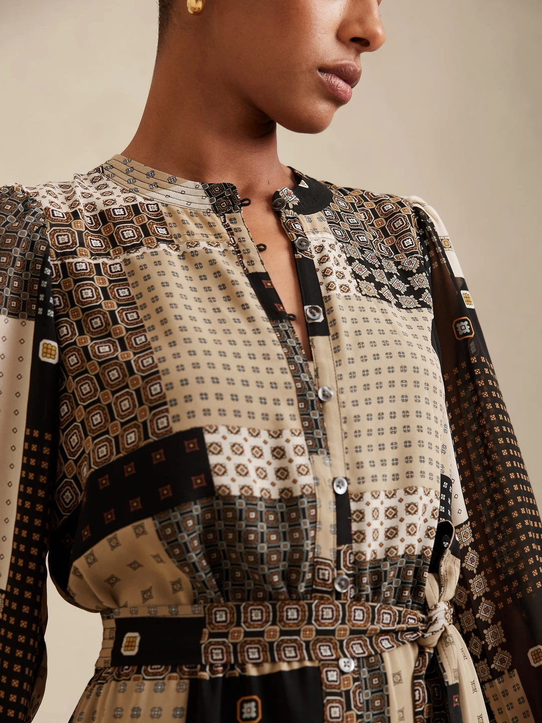 Discount ✨ Banana Republic Pleated Midi Dress for women ✔️ 3 Discount ✨ Banana Republic Pleated Midi Dress for women ✔️ - Image 3