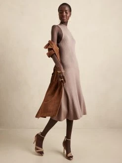 Hot Sale ⌛ Banana Republic Dolce Midi Sweater Dress for women 🎁