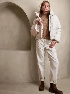 Discount 🧨 Banana Republic Alps Puffer Jacket for ✨ women ⌛