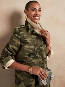 Deals 🛒 Banana Republic Utility Field Jacket for ⭐ women ✔️