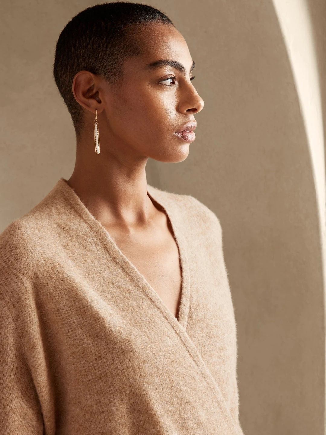 Best Pirce โจ Banana Republic Aire Wrap-Front Sweater for ๐ women โญ 3 Best Pirce โจ Banana Republic Aire Wrap-Front Sweater for ๐ women โญ - Image 3