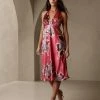 New 🛒 Banana Republic Celestial Silk Halter Dress for women 🔥